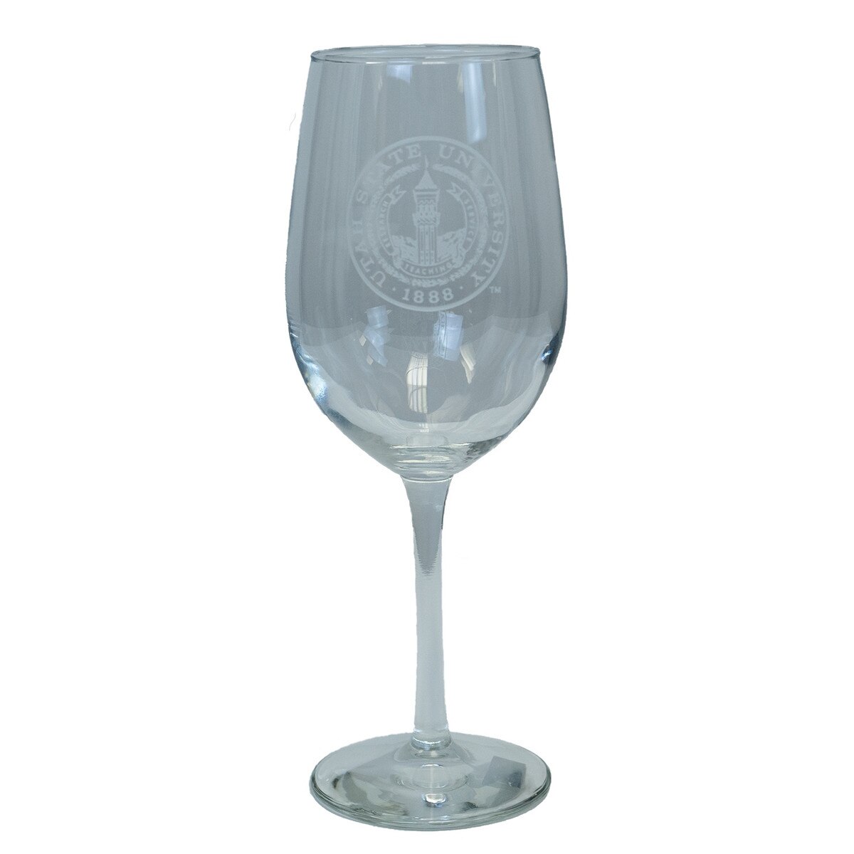 Wine Glass Etched Seal